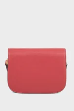 Red Flap Shoulder Bag for Women - Image 2