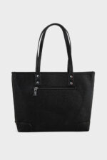 Black Tote Handbag for Women - Image 3