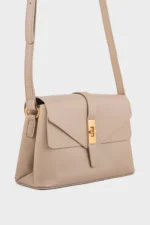 Beige Crossbody Shoulder Bag for Women - Image 3
