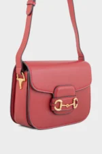 Red Flap Shoulder Bag for Women - Image 3