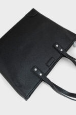 Black Tote Handbag for Women - Image 4